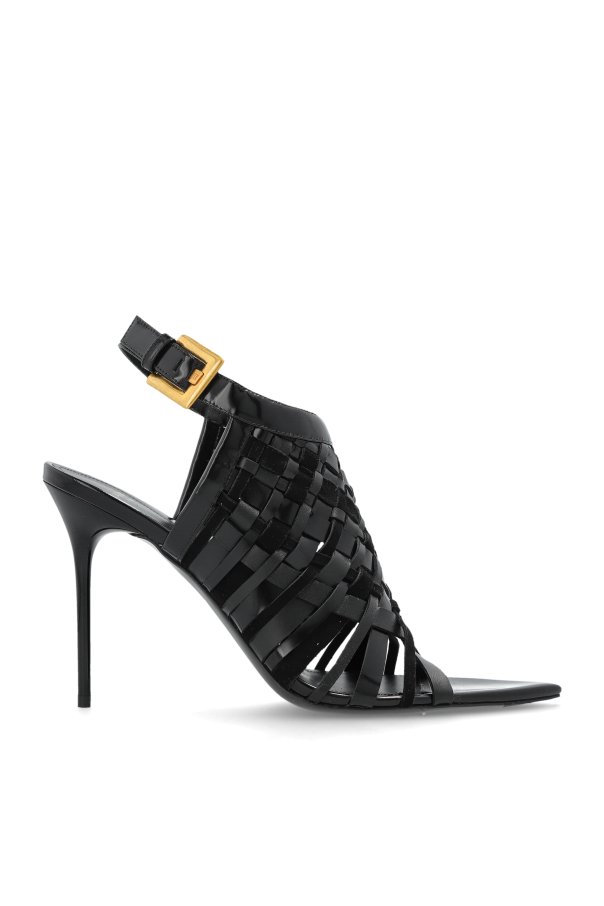 Balmain - Women - Heeled sandals - Black 339090₽