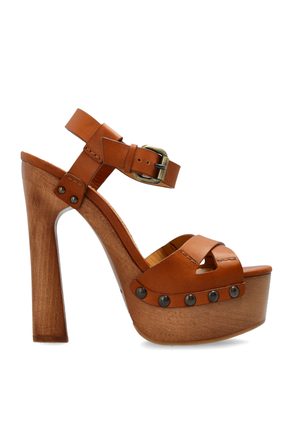 Dsquared2 - Women - Platform sandals - Brown 254390₽