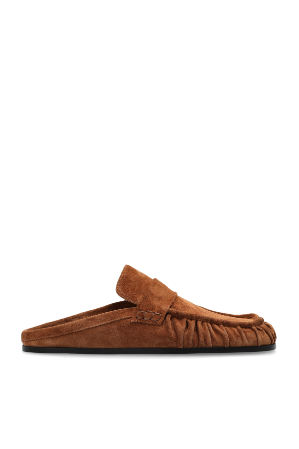 JIL SANDER - Women - Suede slides - Brown 168690₽