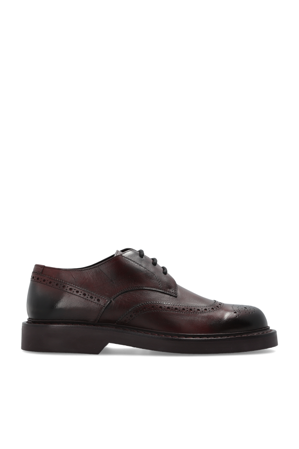 Jimmy Choo - Men - Rowan Brogue derby shoes - Brown 204590₽