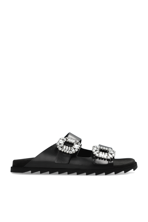 Roger Vivier - Women - Slides Slidy Viv - Black 306090₽