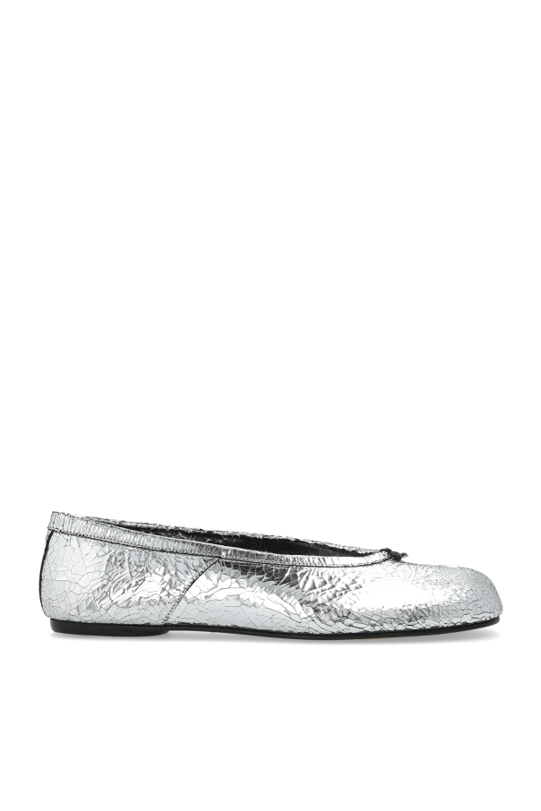 Maison Margiela - Women - Tabi toe ballet flats - Silver 242690₽