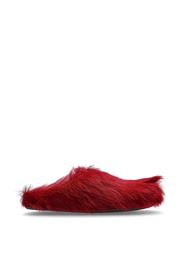 Marni - Women - Fussbett slides - Burgundy 193490₽