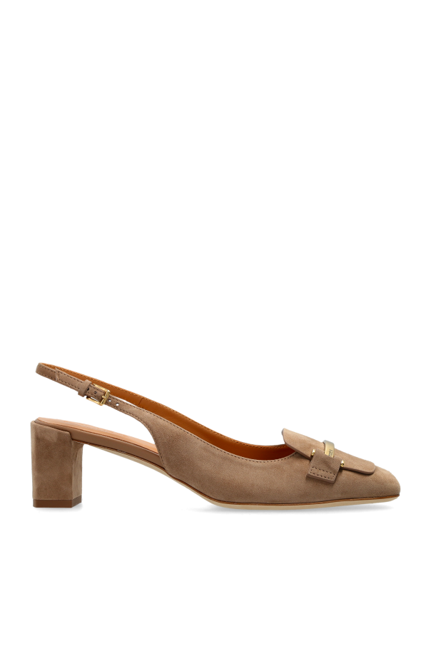 Tod s - Women - Suede heeled shoes - Beige