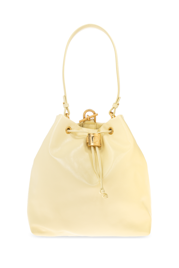 Balmain - Women - Leather backpack - Yellow 435590₽