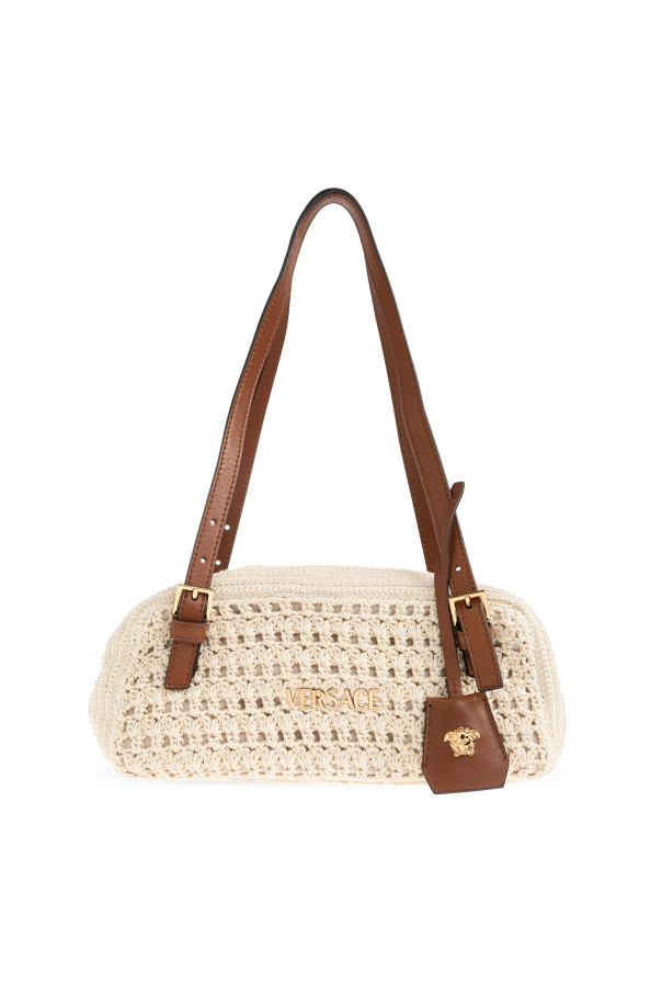 Versace - Women - Shoulder bag Tag Bowling - Cream 227490₽