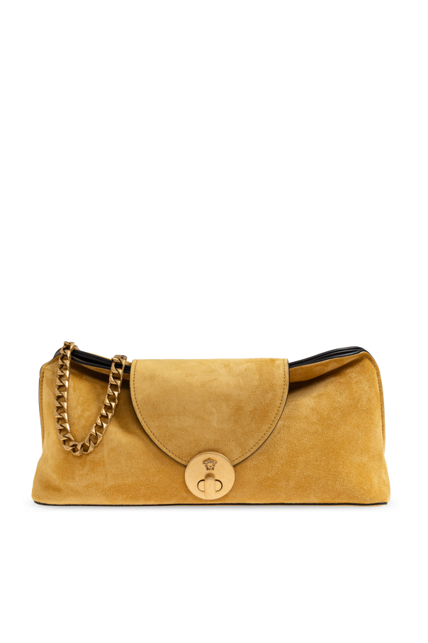 "Versace - Women - Suede bag \"Vivian\" - Yellow"