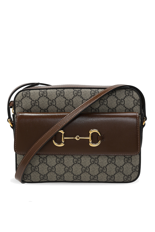 Gucci - Women - Horsebit 1955 shoulder bag - Beige 377190₽