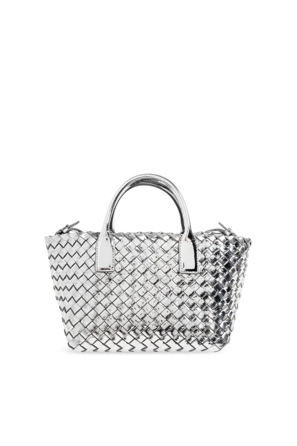 Bottega Veneta - Women - Handbag MINI CABAT - Silver 1377390₽