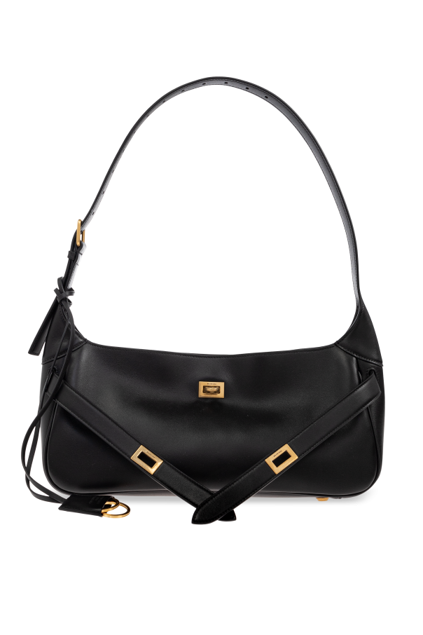 Balenciaga - Women - Leather shoulder bag - Black 655390₽