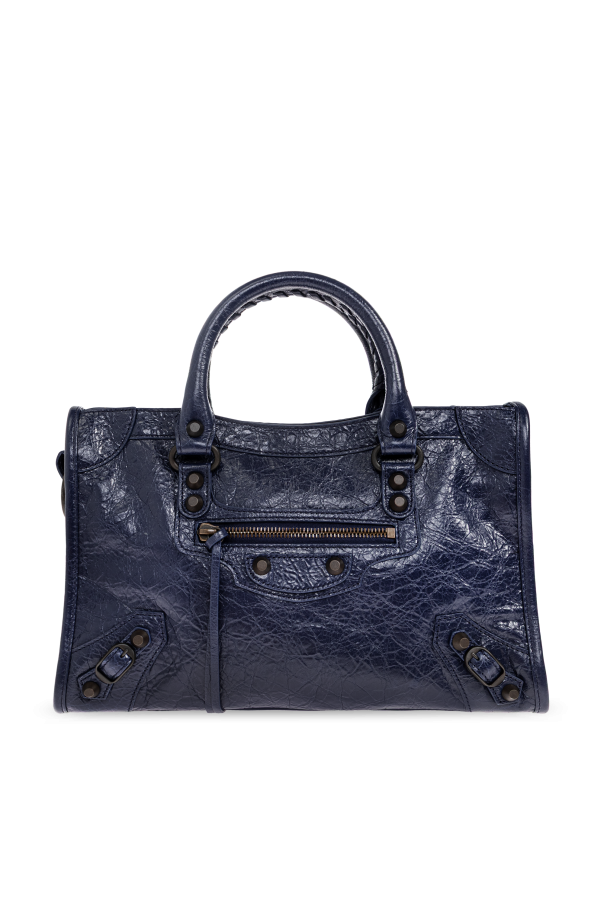 Balenciaga - Women - Le City Small hand bag - Navy blue 529490₽