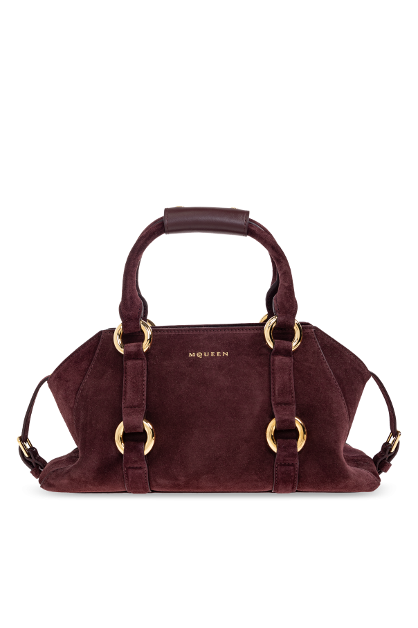 Alexander McQueen - Women - Farringdon Small handbag - Burgundy 455890₽