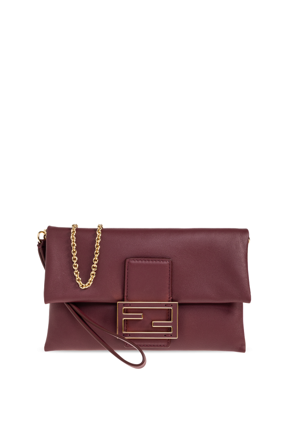 Fendi – Women – ‘Mamma Baguette’ clutch – Burgundy