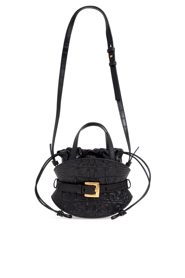 Balmain - Women - Shuffle Mini handheld bag - Black 339090₽