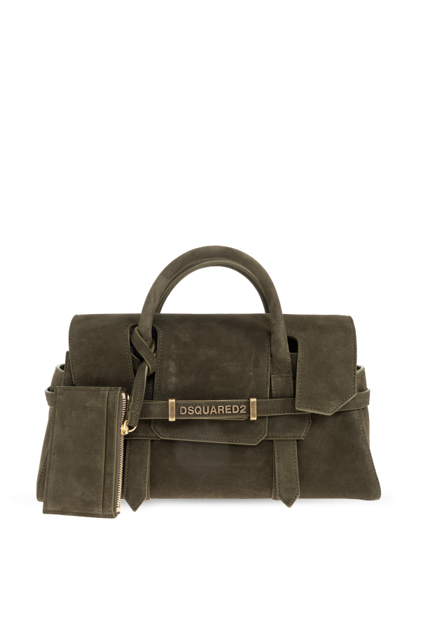 Dsquared2 - Women - Suede handbag - Green 293390₽