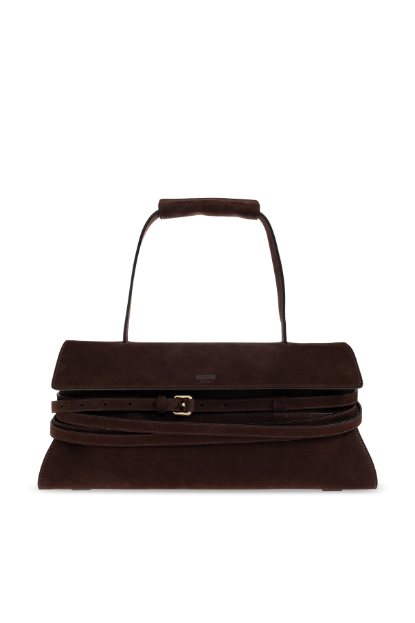 Moschino - Women - Suede handbag Tie - Brown 443190₽