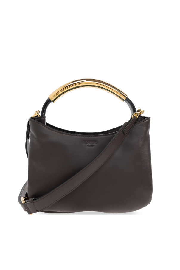 Moschino - Women - Leather handbag - Brown 251890₽