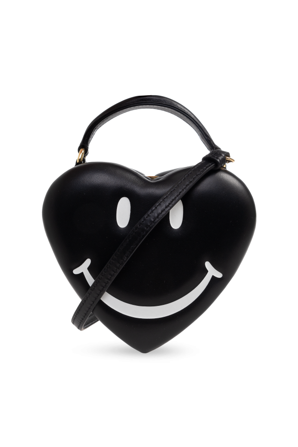 Moschino - Women - Heart-shaped handbag - Black