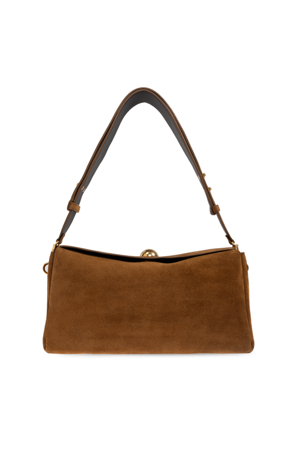 Ami Alexandre Mattiussi - Women - Suede shoulder bag - Brown